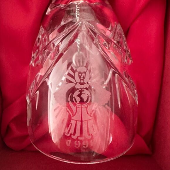 Waterford Crystal Songs of Christmas 1999 Bell 4th Ed Joy to the‎ World Vintage - Picture 7 of 8